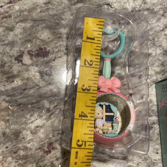 Precious Moments Christmas Ornament You Brighten My Holidays Baby in Rattle” - Picture 12 of 12